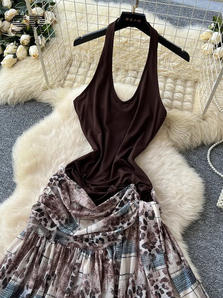 Leopard Artistic Print Dress