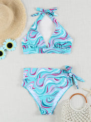 Vintage High Waist Bikini Set