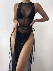 Sexy Sleeveless Mesh Bikini