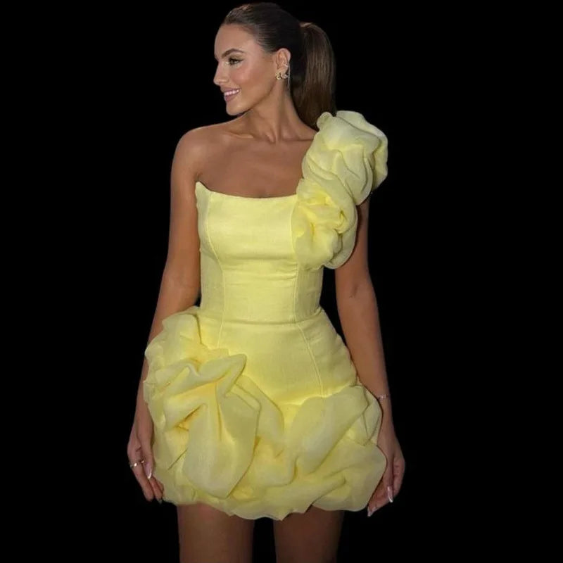 Yellow Party Dress