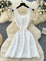 Hollow Out Knit Dress