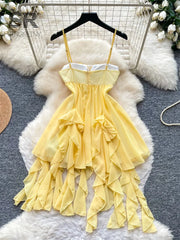 Ruffle 3D Floral SunDress
