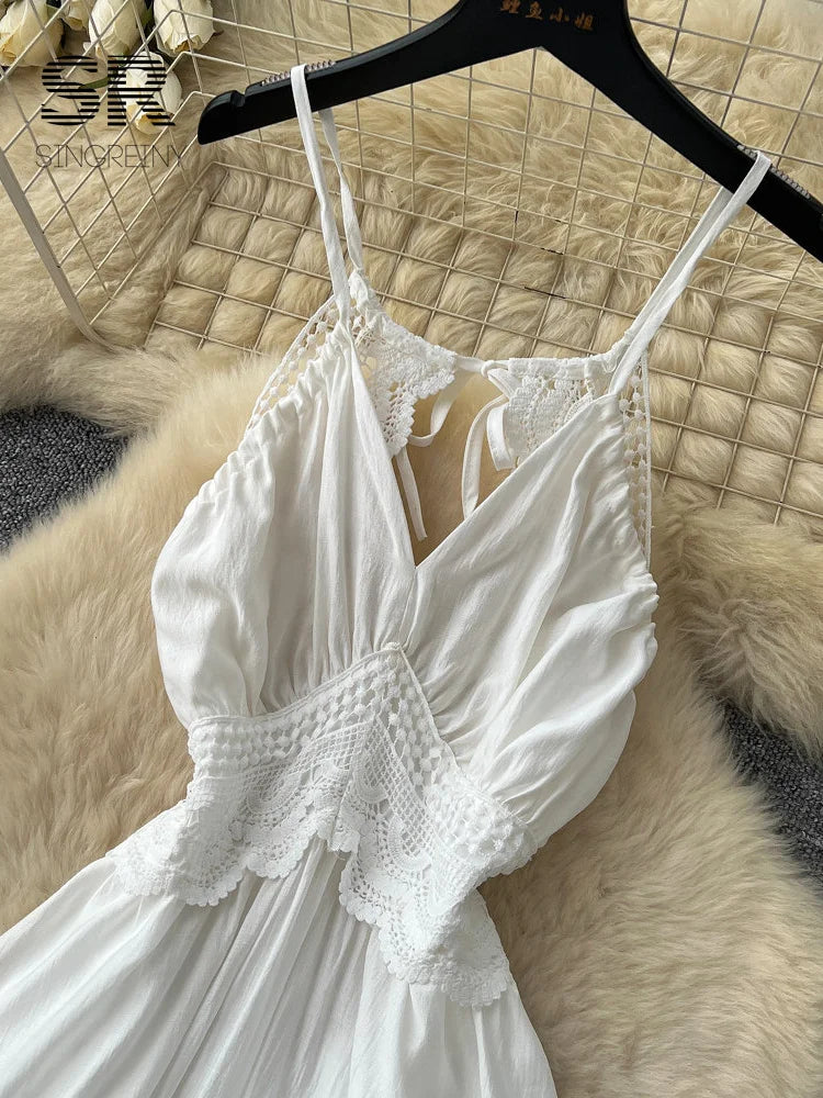 Hollow Out Seaside Dress