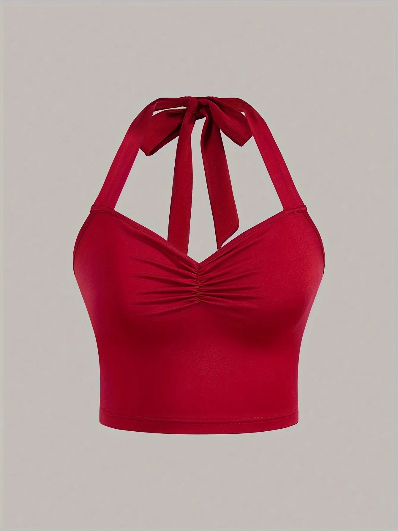 2pclegant Halter Crop Top