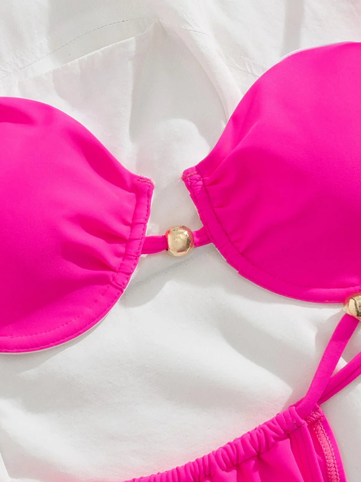 Sexy Hot Pink Bikini Set