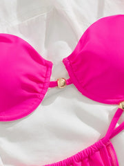 Sexy Hot Pink Bikini Set