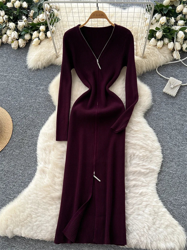 Senior Basics Knitted Dress