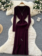 Senior Basics Knitted Dress