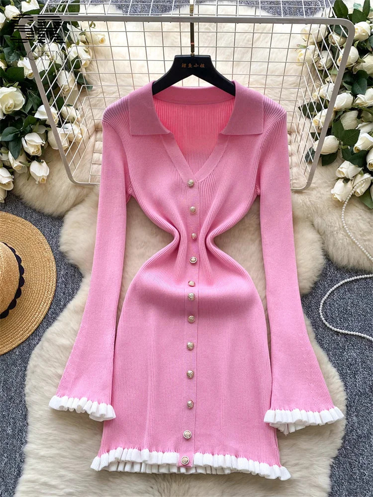 Autumn Sweet Basics Knit Dress