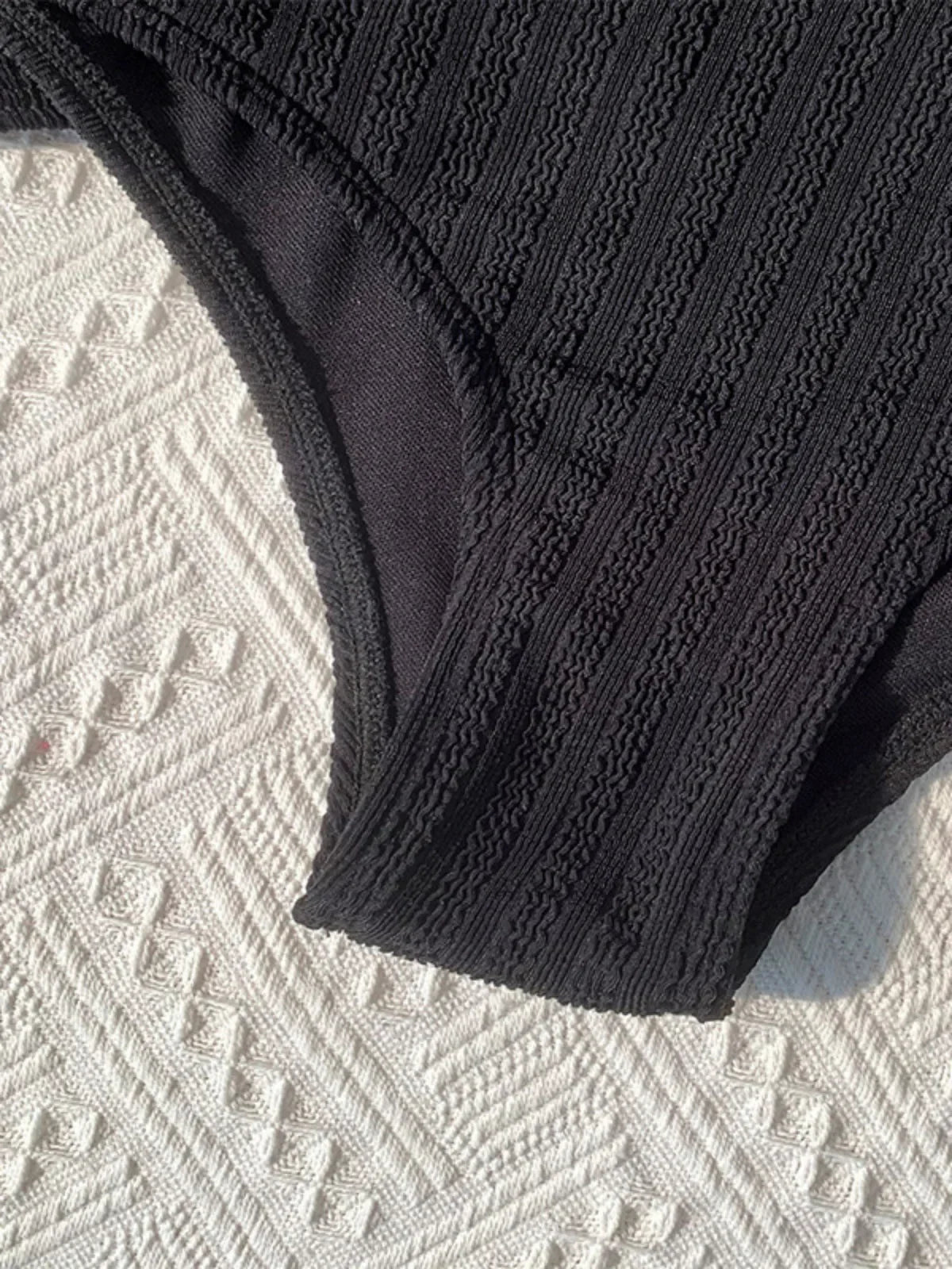 Sexy Black Two Piece Swimsuit