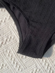 Sexy Black Two Piece Swimsuit