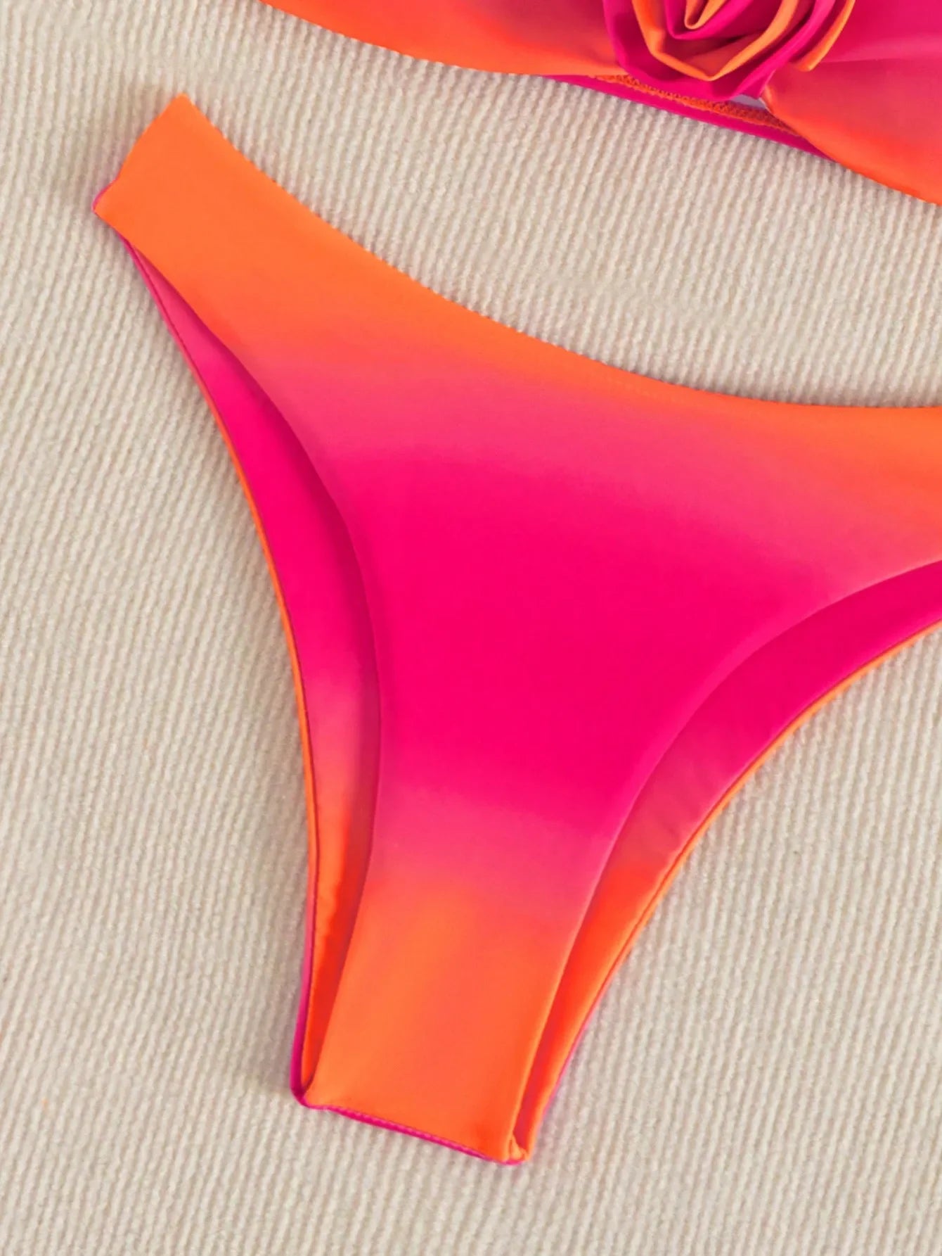 Sexy Orange Gradient Bikini Set