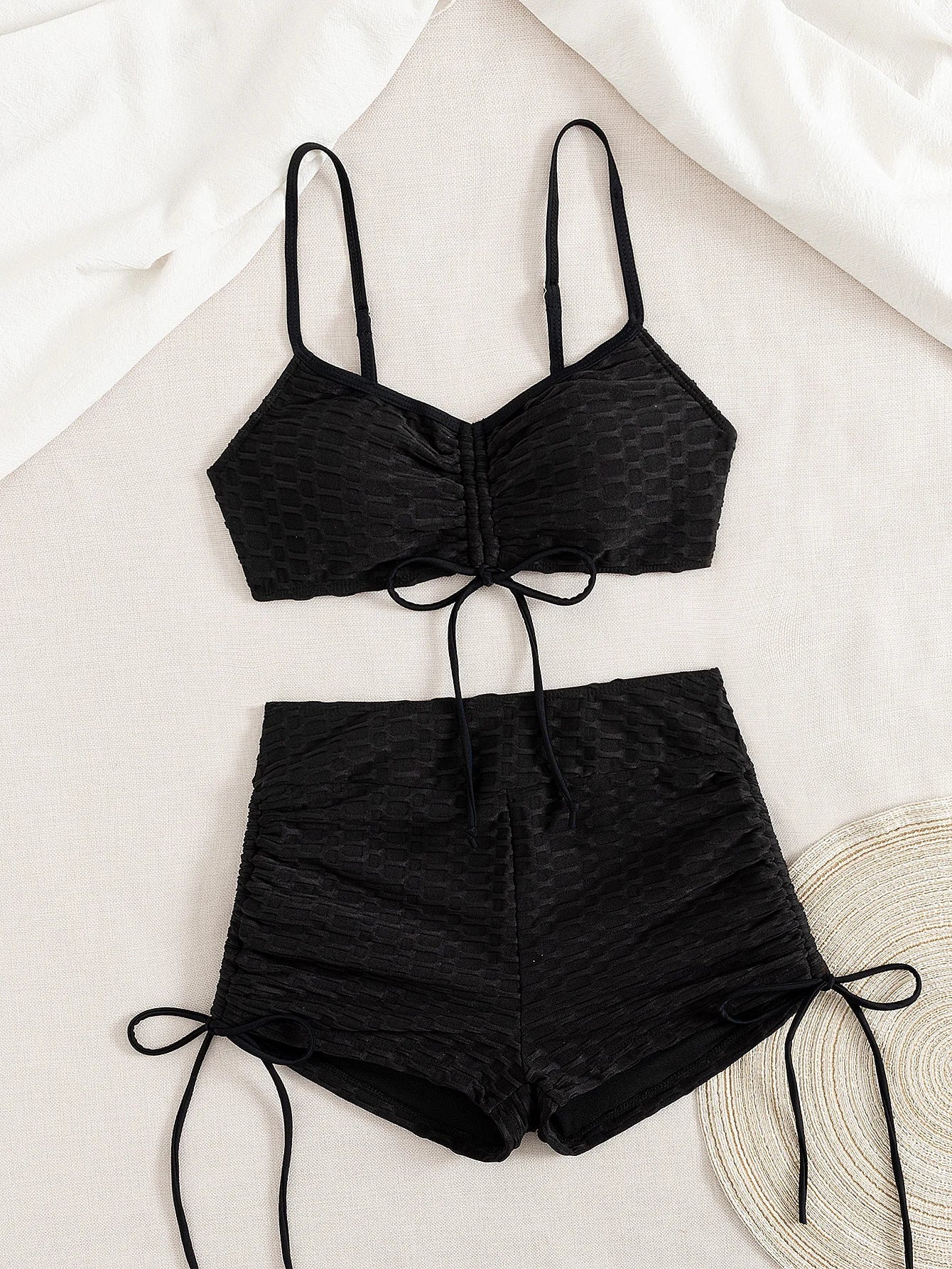 Summer Black 2 Piece Bikini Set