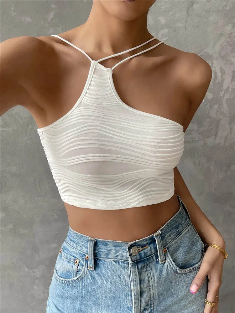 Women's Asymmetric Neck Cami Top