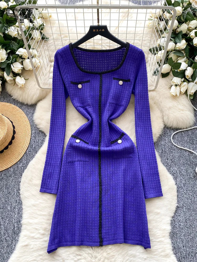 Senior Autumn Knitted Dress