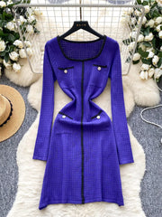 Senior Autumn Knitted Dress