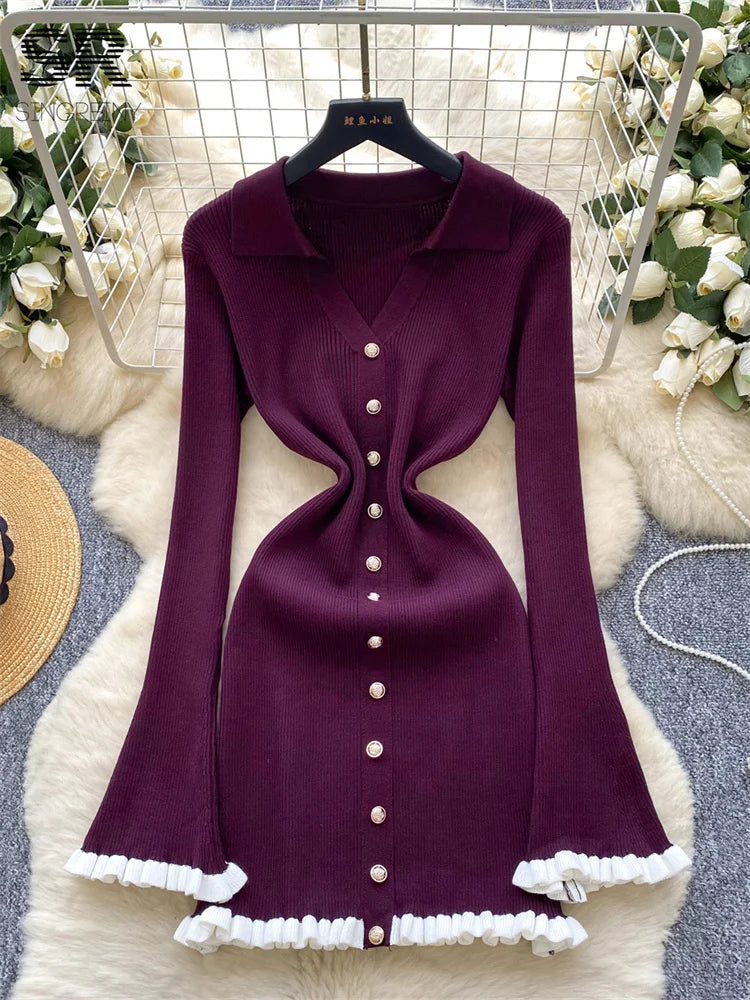 Autumn Sweet Basics Knit Dress