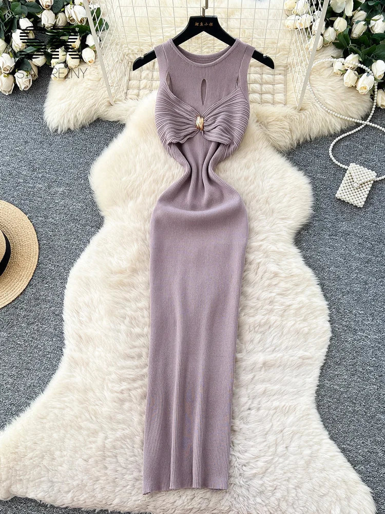 Hollow Out Feminine Dress