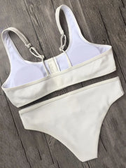 Sexy Sport Button Bikini