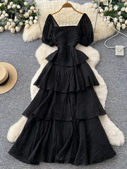 Holiday Flowy Cake Dress