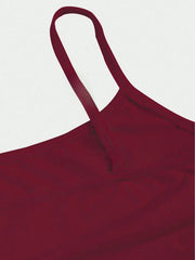 Slim Fit Backless Sleeveless Cami Top