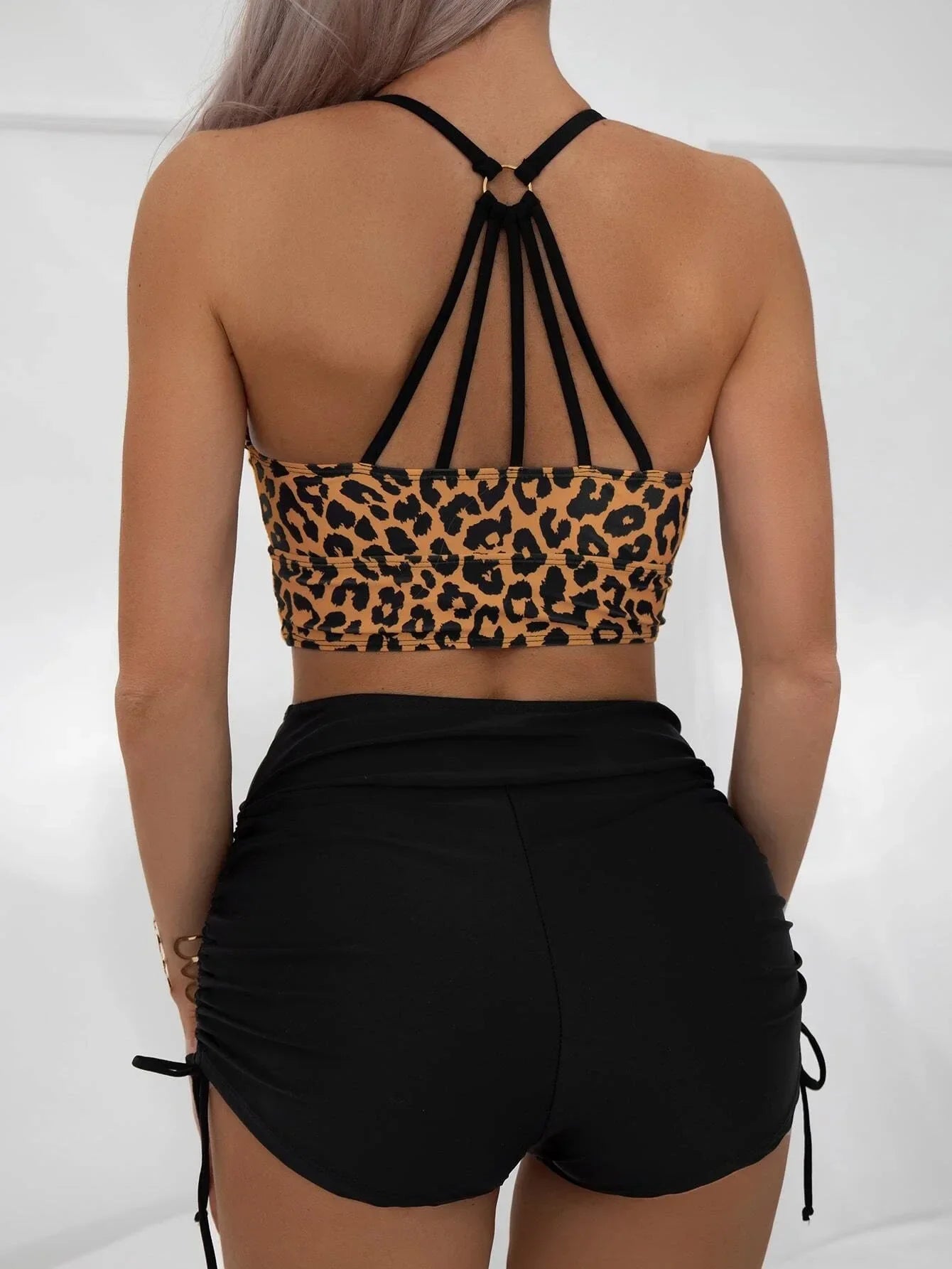 Vintage Leopard Print Bikini