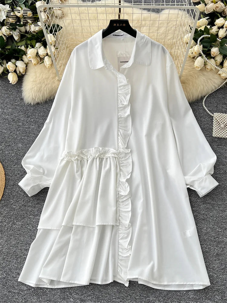 Autumn Casual Shirt Dress