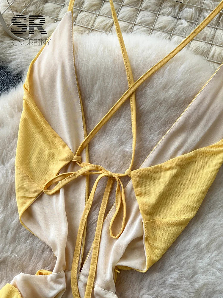 Mesh Beach Vacation Dress