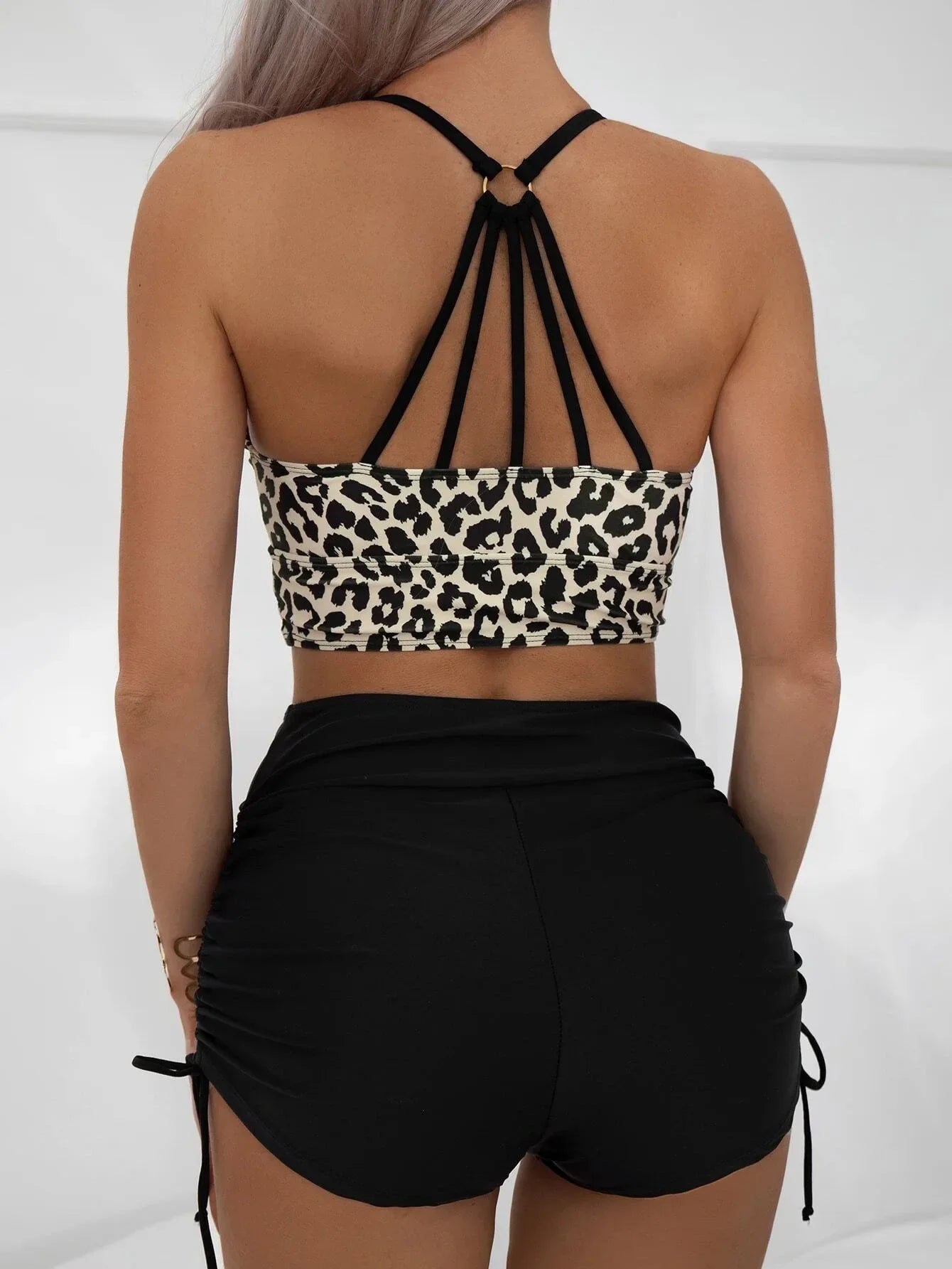 Vintage Leopard Print Bikini