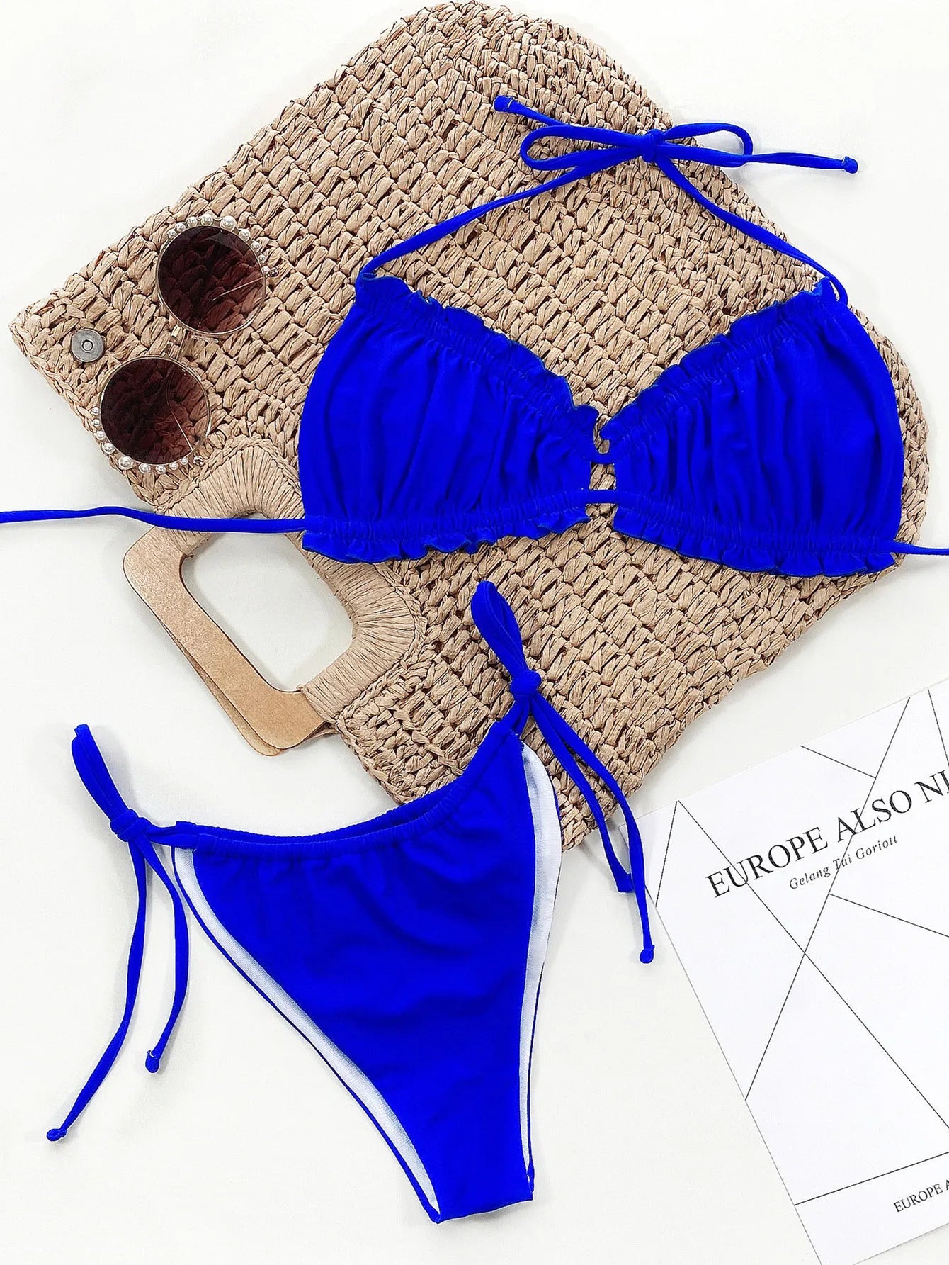 Pleated Swimsuit