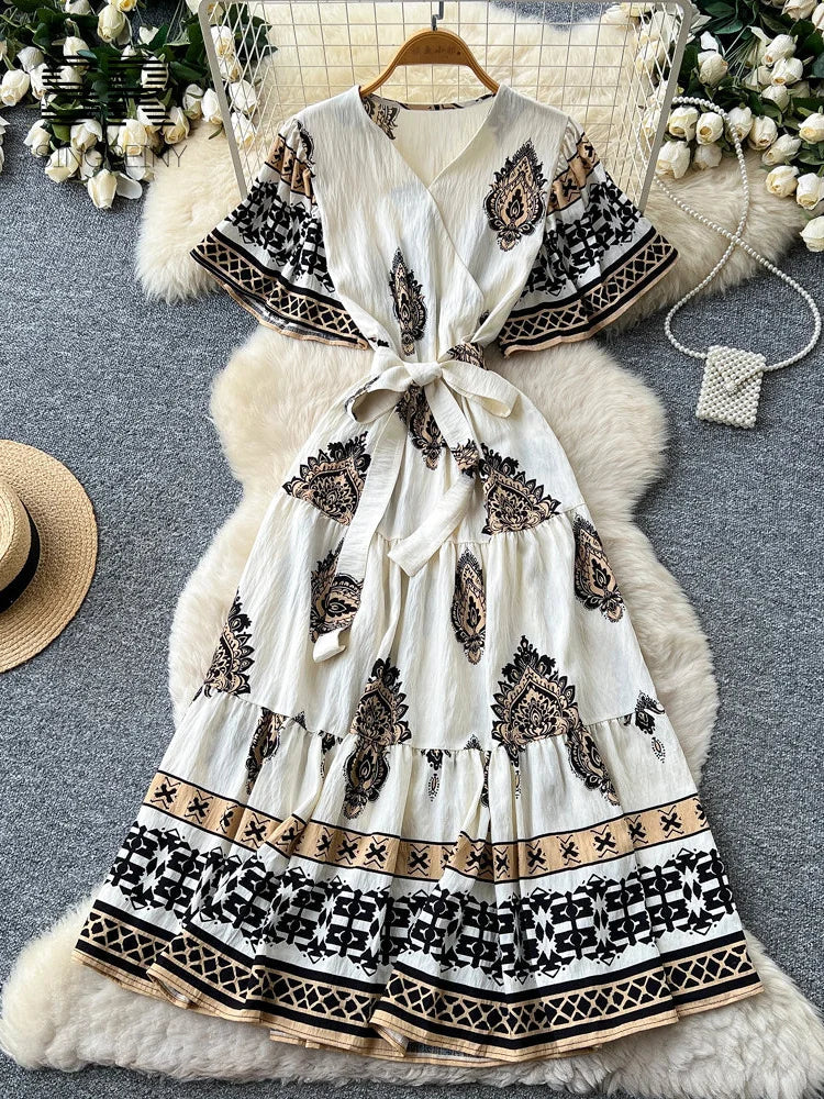 Bohemian Print Dress