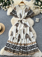 Bohemian Print Dress