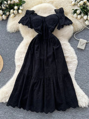 Embroidered Vacation Dress
