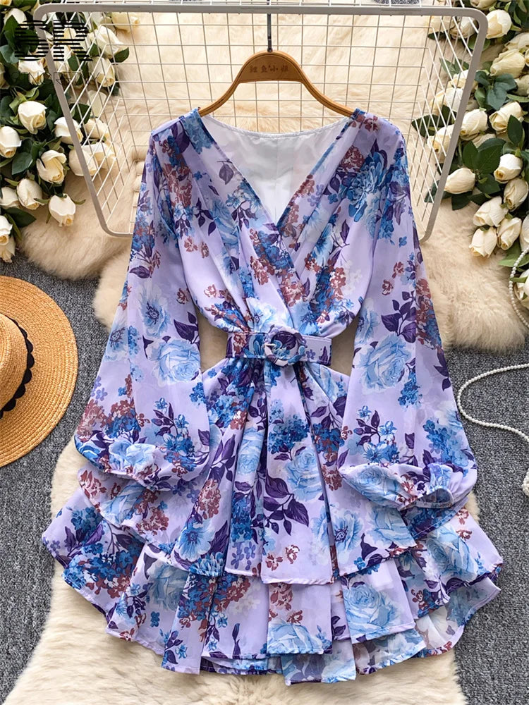 Beach Floral Print Dress