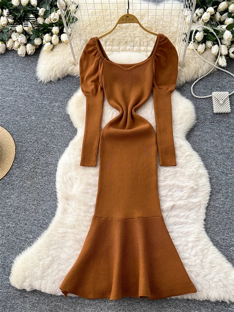 Winter Style Knit Dress