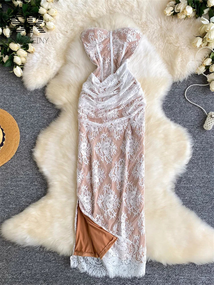 Lace Feminine Bodycon Dress