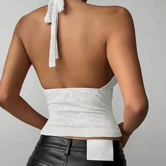 Women's Lace Halter Top