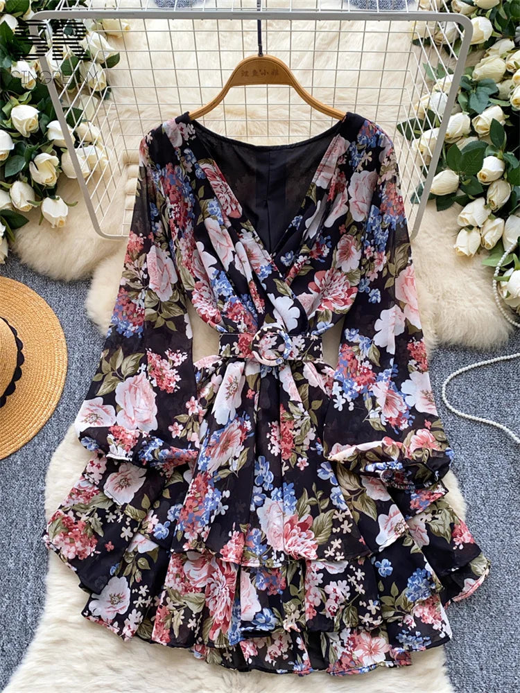 Beach Floral Print Dress