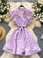 Sweet Heart Print SunDress