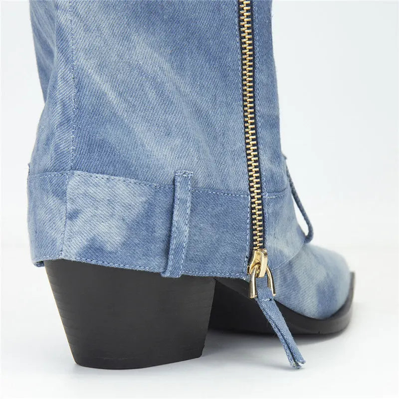 Syracuse Denim Boots