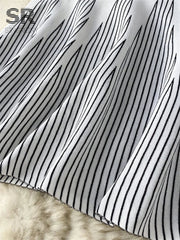 Basic Stripe Knitting Dress