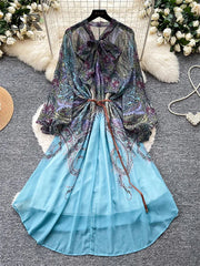 Vacation Chiffon ShirtDress