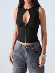 Sleeveless Crop Top