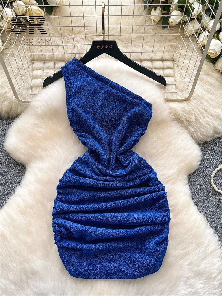Off Shoulder Feminine Dress
