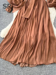 Court Party Maxi Dress
