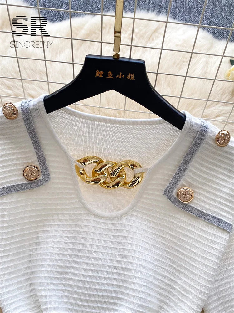 Vintage Knit Workwear Dress