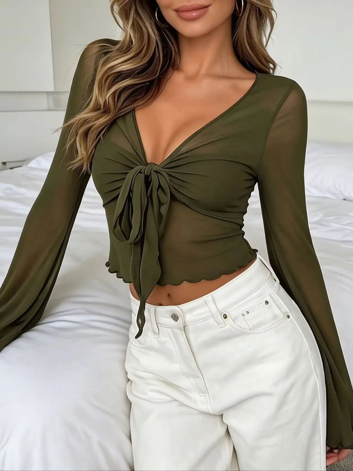 Y2K Sexy Slim Fit Crop Top
