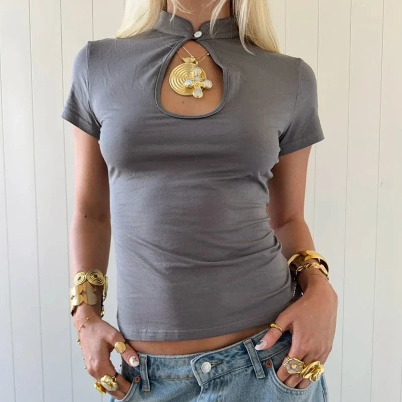 Vintage Going Out Cropped Tops