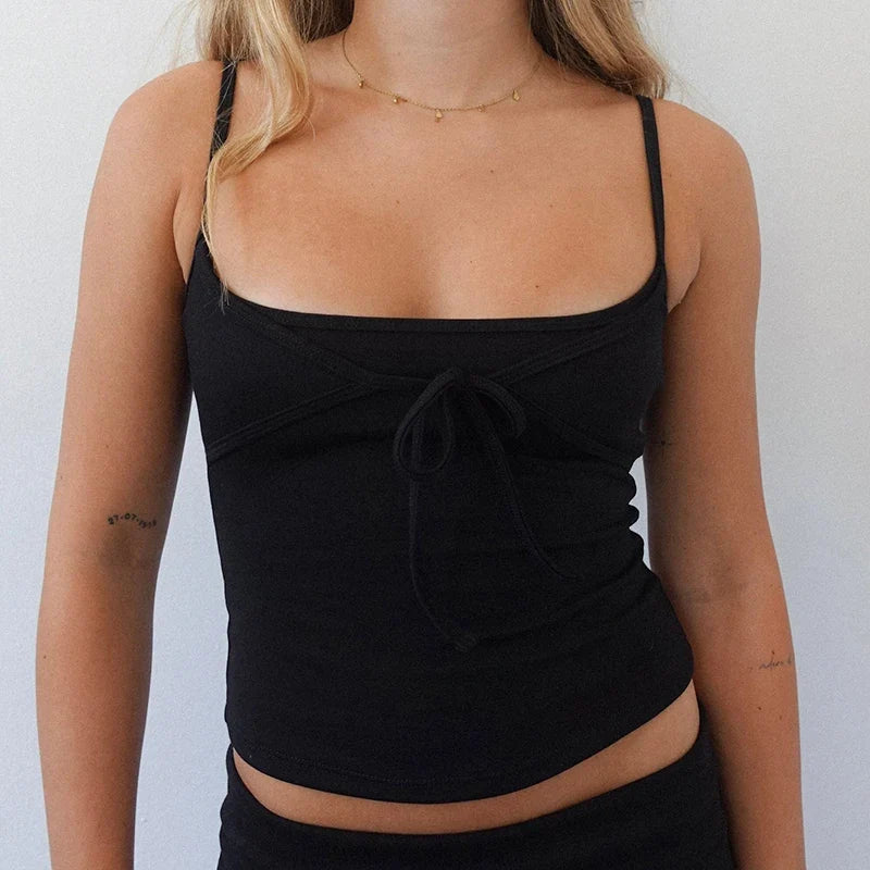 Sleeveless Spaghetti Strap Tank Tops