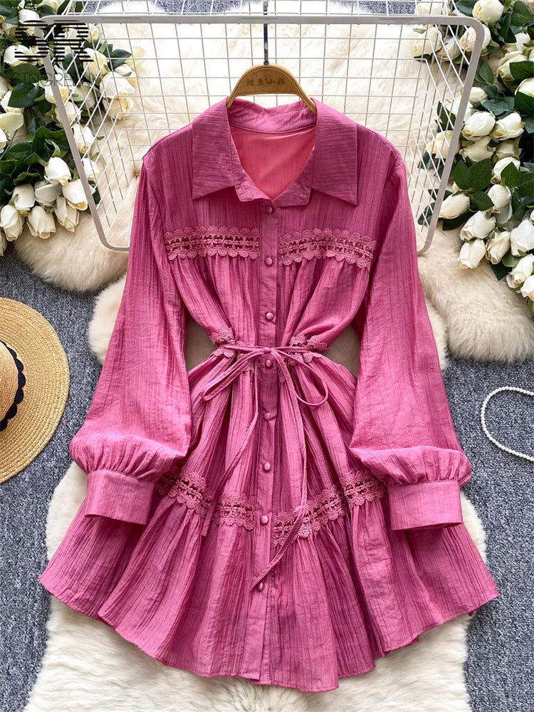 Gentle Korean Shirt Dress